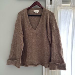 Brown Anthro sweater
